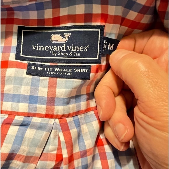 Vineyard Vines slim fit whale shirt size M - Picture 3 of 6